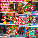BLOWOUT FUN Christmas Inflatables,10FT Giant Candy Archway Gifts Bow Bell — 4