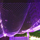 LJLNION Christmas Net Lights, 360 LED 12ft x 5ft Connectable Christmas Mesh Fairy String Lights,8 Modes Low Voltage Safe Adaptor for Xmas Trees, Bushes, Wedding, Outdoor Garden Decorations, Purple — 3