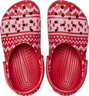 Crocs Kids Classic Graphic Clog – Holiday Sweater Print — 4