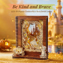 FUNPOLA Cinderella LED 3D Puzzle Nightlight – DIY Storybook Book Lamp – 3D Wood Puzzle Gifts, Home Décor for Adults — 2