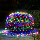 WBao Christmas Lights Outdoor, 200LED 8.4ft x 5.2ft Christmas Net Lights with 8 Modes, Timer, End to End Connectable, Waterproof LED Net Lights for Lawn, Bushes, Trees Xmas Decorations, Multicolor — 1
