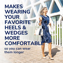 Dr. Scholl's Love Your Heels & Wedges 3/4 Length Insoles, All-Day Comfort for High Heeled Shoes, Relieve & Prevent Shoe Discomfort, Absorbs Shock, Arch Support, No-Show Discreet Insert, 1 Pair — 7