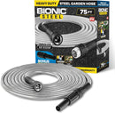 BIONIC STEEL 75 Ft Garden Hose 304 Stainless Steel, 75 Ft Water Hose, Super Tough & Flexible Metal Hose, Lightweight, Crush Resistant Fittings, Kink & Tangle Free, Rust Proof, Easy to Use & Store | 75' — 1
