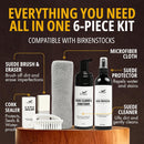 Eagle Sandal & Clog Care Kit – Compatible with Birkenstock – Suede Cleaner & Conditioner, Protector, Cork Renew, Brush, Eraser & Microfiber Cloth – 6-Piece Complete Shoe Cleaning Set — 2