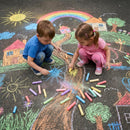 JOYIN 224 PCS Sidewalk Chalks Set Non-Toxic Washable Jumbo Chalk for Outdoor Art Play, Painting on Chalkboard, Blackboard and Playground — 7