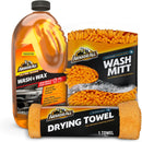 Armor All Cleaning Kit, Car Wash Soap, Wash Mitt & Microfiber Towel