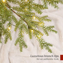 Best Choice Products Pre-Lit Sparse Christmas Tree 7.5ft Artificial Pine Holiday Décor Aspen Noble Fir w/ 2-in-1 White & Multicolor LED Lights — 7