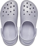 Crocs Women's Classic Platform Glitter Clog – Mauve Mist — 4
