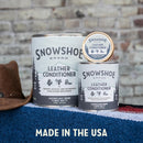 Snowshoe Leather Conditioner, Made in USA Since 1927 - Protect, Condition, Restore & Waterproof - Leather Conditioner for Furniture, Couch, Purses, Shoes, Boots, Gloves, Saddles (Gallon) - Gallon | Leather Conditioner Gallon — 7