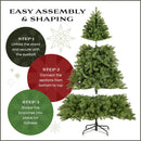 National Tree Company 6ft Pre-Lit Dunhill Fir Artificial Christmas Tree — 4