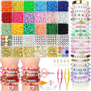 OHOME Stocking Stuffers - 5300 Clay Beads Bracelet Making Kit — 8