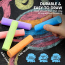 JOYIN 30 PCS Sidewalk Chalks for Kids, 10 Colors, Non-toxic Jumbo Washable Colored Chalk for Toddlers 1-3, School Supplies, Classroom Must Haves, Gift for Kids — 4
