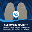 Airplus Memory Comfort Shoe Insoles with Memory Foam for Pressure Relief, Ideal for Men and Women 7