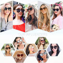 SOJOS Sunglasses Womens Trendy 2026 Retro Vintage Round Shades SJ2067,Large | Orange — 2