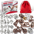 26 Pcs Brain Teaser Puzzles Set for Adult Kid, Metal Puzzle IQ Game — 1