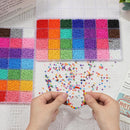 28 Colors 3mm Seed Beads, 7200PCS Glass Seed Beads Kit for Jewelry Making, Craft and Bracelet Making — 4