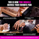 Pink Miracle Shoe Care Kit - Includes 8 oz. Shoe Cleaner and Brush, The Protector Sneaker Repellent Spray, Shoe Cleaning Wipes (5), and a Microfiber Towel — 4