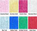 AUREUO Galaxy Glitter Acrylic Paint Set - 8 Twinkle Iridescent Colors 0.71 Fl Oz / 21ml Tubes Sparkling Art Paints for Holiday Crafts Decor Non Toxic Art Supplies for DIY Projects, Gifts for Artists | 8 Glitter Colors | 0.71 Fl Oz (Pack of 8) — 2