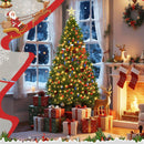 LEVELEVE Premium 6FT Pre-Lit Classic Artificial Holiday Christmas Tree w/1,000 Branch Tips,250 LED Lights for Home,Office,Party Decoration — 5