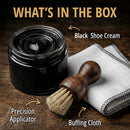 Eagle Shoe Cream Polish Kit – 3 Piece Boot & Shoe Polish with Shoe Cream, Shine Cloth & Applicator | Black — 2