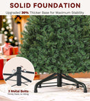 DWVO 6ft Prelit Green Christmas Tree with LED Lights & Stand — 6