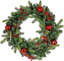National Tree Company 24in Pre-Lit Scotch Creek Fir Christmas Wreath — 1