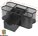 Deco Brothers Desk Organizers Pen Holder Office Caddy Storage, Black — 6