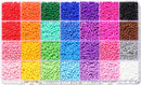 28 Colors 3mm Seed Beads, 7200PCS Glass Seed Beads Kit for Jewelry Making, Craft and Bracelet Making — 1