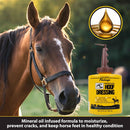 Fiebing's Hoof Oil for Horses with Mineral Oil (32 oz) - Hoof Dressing with Applicator Brush to Condition Dry, Split Hooves & Corns - Prevents Cracks, Splits & Contracted Feet with Semi Gloss Finish — 2