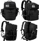 LHI Military Tactical Backpack for Men and Women 45L Army 3 Days Assault Pack Bag Large Rucksack with Molle System Black — 3