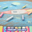 READY 2 LEARN Jumbo Sidewalk Chalk, Set of 20, 9 Colors — 2