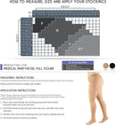 Truform 20-30 Full Figure Pantyhose | Negro | Medium (1 Pair) (Pack of 2) — 2