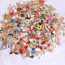 SANNIX 350Pcs Bracelet Charms Jewelry Making Charms Assorted Gold Plated Enamel Pendants for DIY Necklace Bracelet… — 3