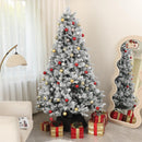 HOMCOM 7.5 ft Artificial Prelit Christmas Tree with Realistic Fraser Fir — 8