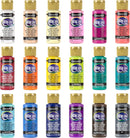 DecoArt Americana Acrylic Paint Set – Popular Colors, 18 Bottles (2 fl oz) – Art and Craft Acrylic Paints for Canvas, Wood, and More | Assortment | 2 Fl Oz (Pack of 18) — 1
