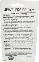 Vigor Jeweler's Epoxy 2 Step 12.0451 - Fast Setup Clear and Colorless - Resin and Hardener — 2