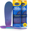 Dr. Scholl's Walk Longer Insoles - Comfortable Plush Foam Cushioning Inserts for Walking, Hiking, and Standing on Feet All-Day with Arch Support - Walk 50% Longer Without Muscle Fatigue - Women's Size 6-11 (2 Pairs) — 1
