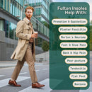 Fulton Men's Universal Cork Insoles: Custom Molds to Feet, All Day Relief 7