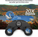 20X25 Small Binoculars for Adults and Kids, Large Eyepiece Binoculars for Bird Watching Easy Focus, Pocket High Powered Opera Glasses for Concert, Cruise Ship, Travel Must Have | Binocular2025-Black — 5