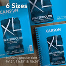 Canson XL Series Watercolor Paper Pad, 9" x 12", 30 Sheets/Pad, 6 Pads — 4