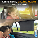 EcoNour Car Window Shades for Baby (2 Pack) Side Sunshade, Sun Visor — 6