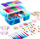 YITOHOP 15000+ Loom Rubber Bands Bracelet Kit, Rubber Bands for Bracelet Making Kit,Loom Bracelet Making Kit with 3… — 1