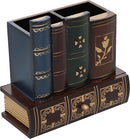 MyGift Decorative Desk Organizer Pen and Pencil Holder with Storage Drawer — 1