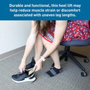 BodyMed Adjustable Heel Lift for Men and Woman, Small (1-Pack) - Non-Slip Orthopedic Insert for Leg Length Discrepancies with 3 Removable 1/8 in. Layers — 5