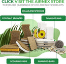 AIRNEX Natural Kitchen Sponges (12 Pack) - Plant-Based Cellulose & Coconut Scrubber Dish Sponges for Kitchen -… — 8