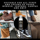 Care & Cool Suede & Nubuck Foam Cleaner Kit, Hog Brush, Eraser & Cloth — 4