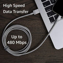 Amazon Basics USB-A to Lightning Charger Cable, MFi Certified, Nylon Braided Cord, Fast Charging for Apple iPhone 14 13 12 11 X Xs Pro, Pro Max, Plus, iPad, 6 Foot, Silver 7