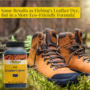 Fiebing's LeatherColors (4 Fl Oz, Blue) - Leather Dye for Natural Leather - Water-Based, Non-Flammable Formula - Permanent & Penetrating Color for Shoes, Boots, Furniture - Safe for Institution Use — 4
