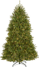 National Tree Company 7ft Pre-Lit Dunhill Fir Artificial Christmas Tree — 1