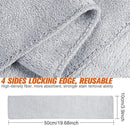 10 Pcs Shine Shoes Cloth Kit Polish Dauber Applicators Cleaning Leather Shoes Boots Microfiber Care Cloths Suede Cleaner | Gray — 3